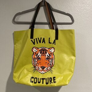 Juicy Couture Carry Me Tote Green Vinyl Viva La Couture‎ Tiger Issues